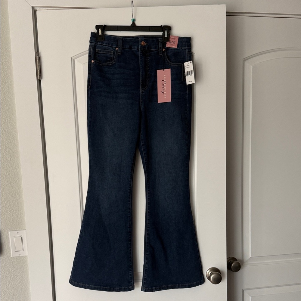 Celebrity Pink Dark Blue Flare Jeans